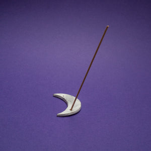 Handmade Moon Incense Holder