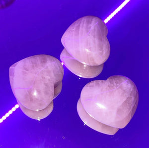 Heart Shaped Rose Quartz Crystal