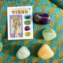 Load image into Gallery viewer, Virgo Crystal Tumble-stone Set