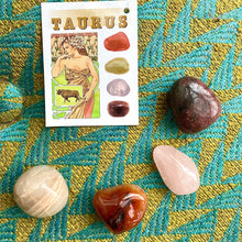 Load image into Gallery viewer, Taurus Crystal Tumble-stone Set
