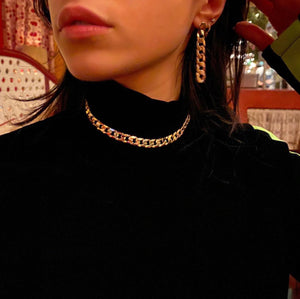 Cuban Chain Earrings