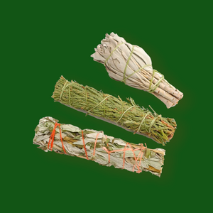 Mini Smudge Sticks - Sage Mugwort And Cedar
